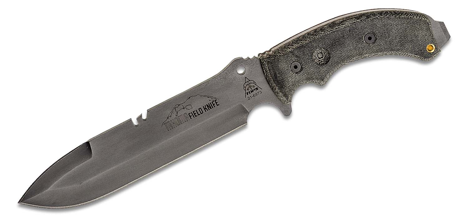 Reviews and Ratings for TOPS Knives Tahoma Field Knife Double Edged 7.