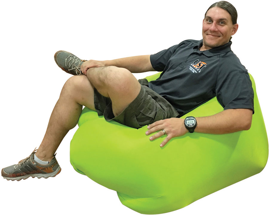 Ust Ultimate Survival Slothsak Self Inflating Chair Lime Ust Ultimate Survival Slothsak Self Inflating Chair Lime