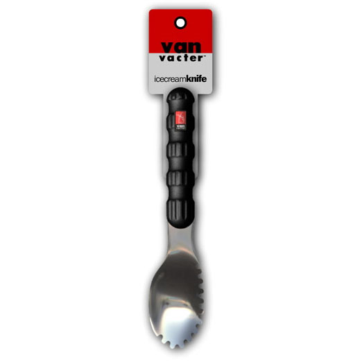 Van Vacter Ice Cream Knife / Scoop with "Topping Trough" Edge