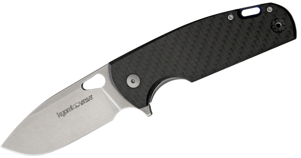 KU　VIPER Viper Knives Vox Kyomi Flipper Knife Black G-10 (3.1