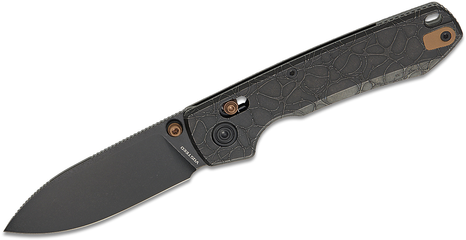 Vosteed Knives Raccoon TiSlim Crossbar Lock Folding Knife 3.18