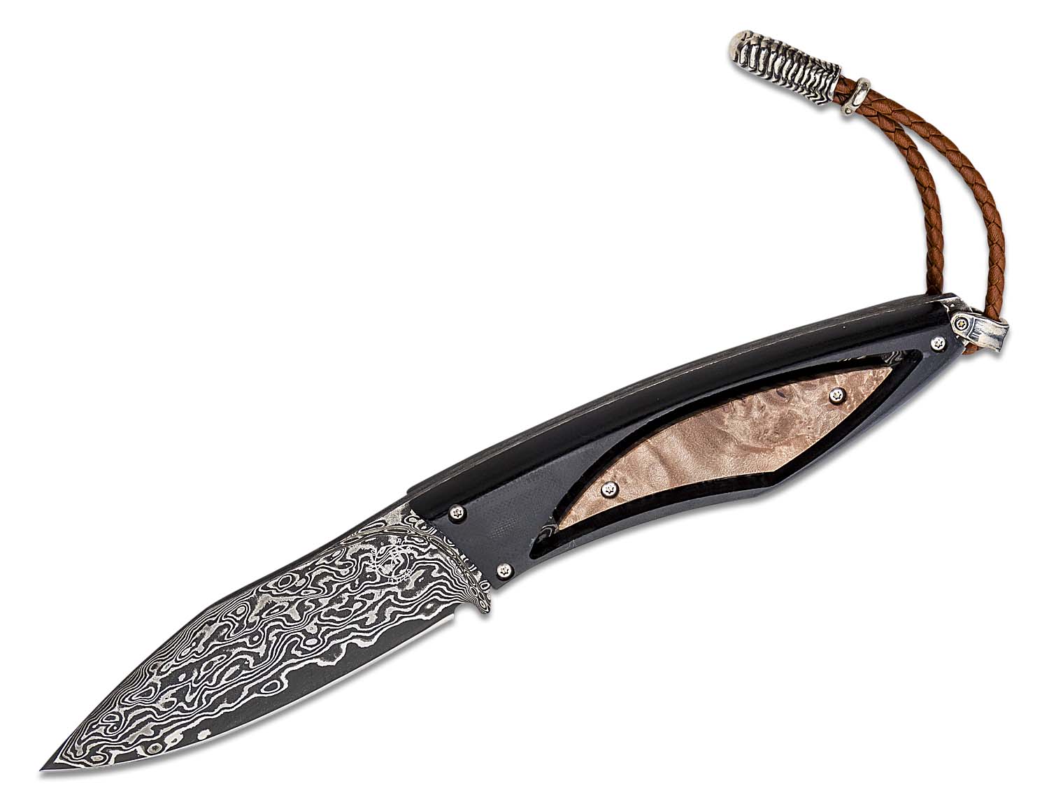 William Henry Raven 'Burl' Fixed Blade Knife 3