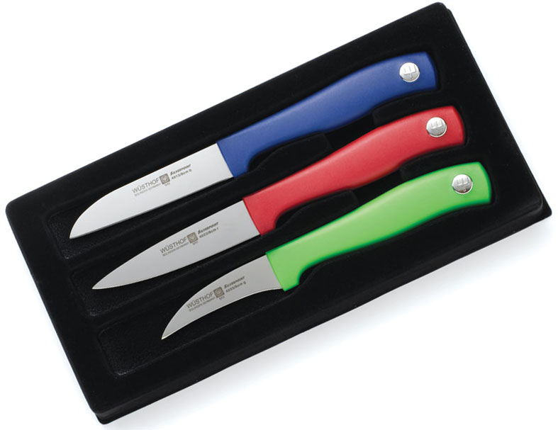 Reviews and Ratings for Wusthof Silverpoint II 3 Piece Colored Paring ...