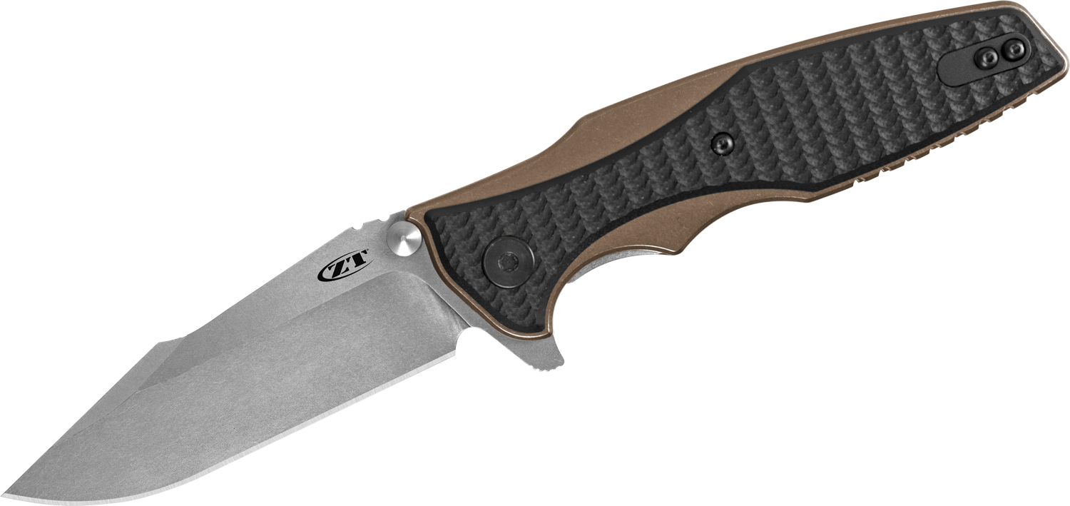 Zero Tolerance Rick Hinderer Limited Edition 0393BRZ Flipper