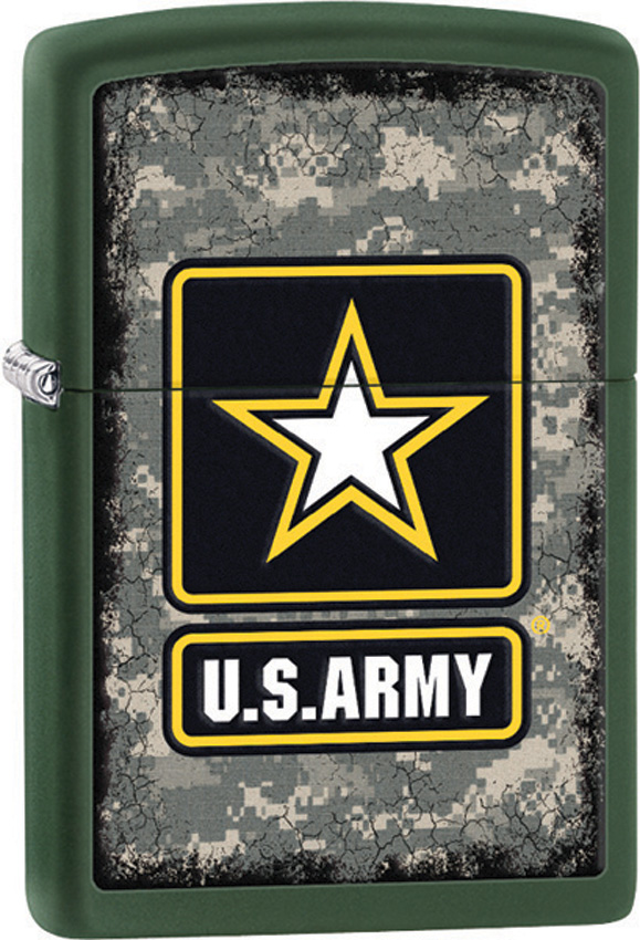 U.S. ARMY ジッポー　ZIPPO Zippo U.S. Army® US Flag Laser Engrave Street Chrome