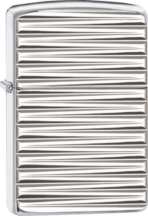 Zippo Engine Turn Horizontal, Armor High Polish Chrome 