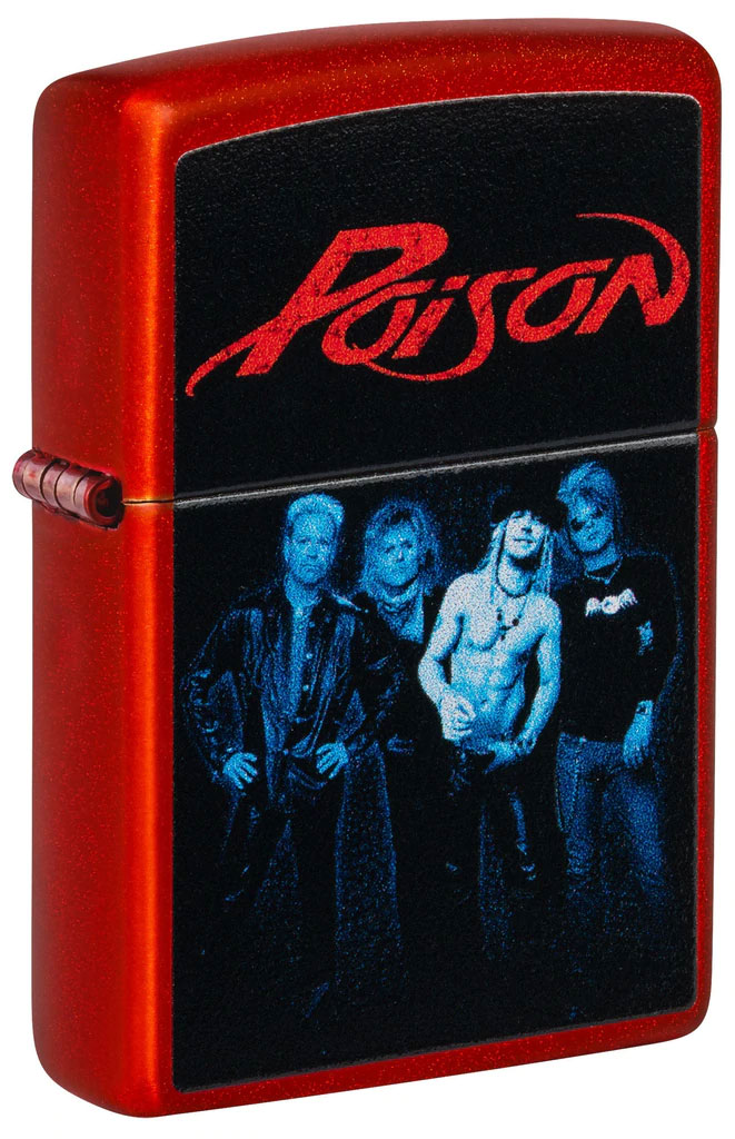 Zippo Lighter Metallic Red, Poison - KnifeCenter - 48206